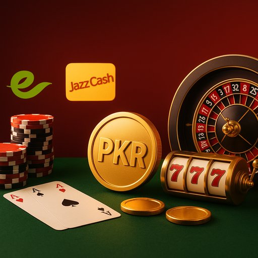 P999 promotional banner depicting a weekend promo with PKR rewards, jackpot icons, and funding via EasyPaisa and JazzCash.